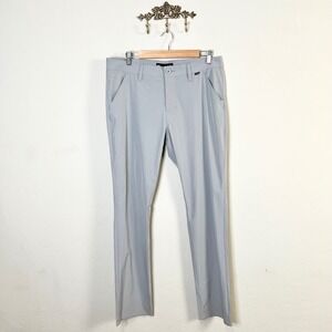 Travis Mathew Majestic X Players Golf Pants Mens 34 Light Grey 1MQ531PL NWT